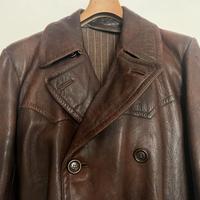 cappotto da uomo di pelle vintage leather coat