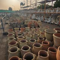 Vasi terrecott  per piante e fiori ingrosso stock