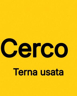 Terna di seconda mano