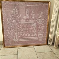 Quadro Uncinetto a mano Chiesa San Francesco 115CM