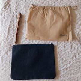 Pochette blu Bata nuova, mai utilizzata 
