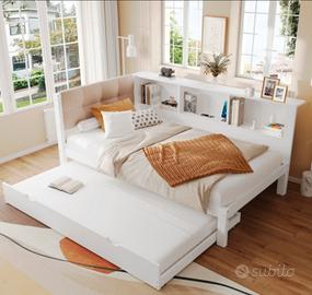 Letto singolo 2 in 1 NUOVO  con letto estraibile