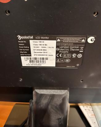 Monitor Packard Bell 19”