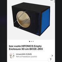 sub zeus zrx-12D2 + box BX12E-ZRX