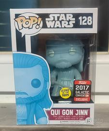 Funko Pop! Qui Gon Jinn 128 GITD