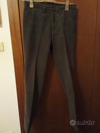 pantaloni uomo marrone invernali 