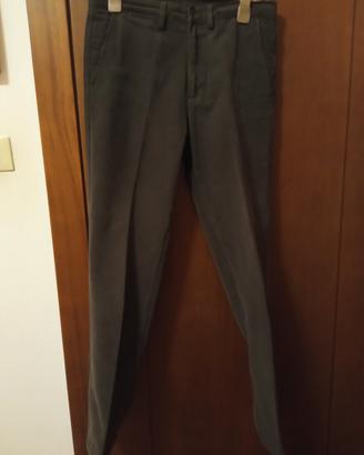 pantaloni uomo marrone invernali 