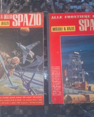 2 Libri "Missili & Razzi" Antologia Spaziale 50/60