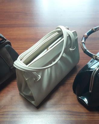 3 borse vintage in pelle (anni ‘40/50)