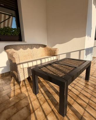 Divano da giardino