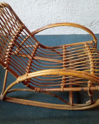 Poltroncina in vimini per bambini