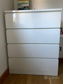 Cassettiera MALM IKEA 4 cassetti