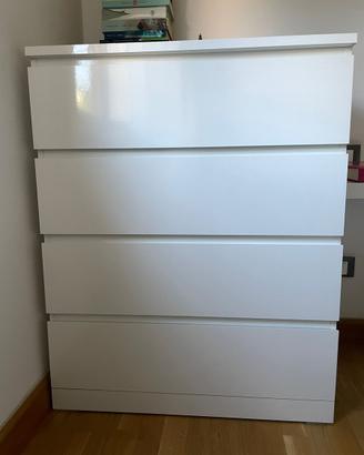 Cassettiera MALM IKEA 4 cassetti