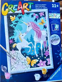 Set per dipingere CREART Unicorni con glitter