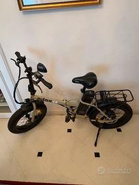 E-Bike X8 SE Bianca Elettrica-Pieghevole