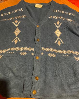 Cardigan Malagrida blu