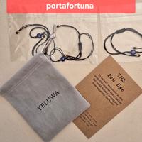 ser di 3 braccialetti Evil Eye portafortuna nuovi