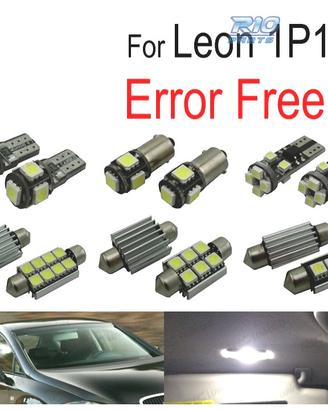 KIT 13 LAMPADE LED INTERNE PER SEAT LEON MK2 1 P 1