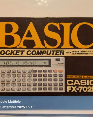 calcolatrice programmabile CASIO FX-702P