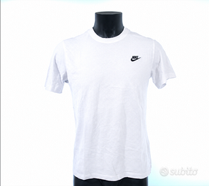 NIKE T-shirt basic essential bianca taglia L