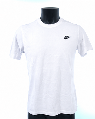 NIKE T-shirt basic essential bianca taglia L