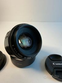 Canon EF 50mm f/1.8 II + paraluce