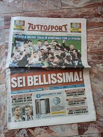 Tuttosport Europei calcio 2021