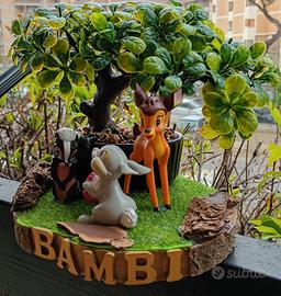 Bambi Disney decorazione diorama.