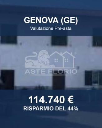 Immobile in asta di 75 m² con box auto a Genova