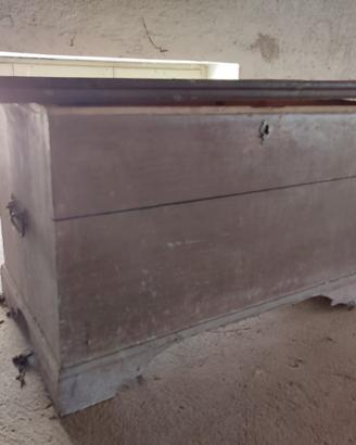 Baule cassapanca in legno