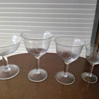 serie bicchieri vintage