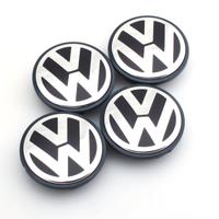 4 Tappi Coprimozzo Logo - VW - 65 66 56 55mm