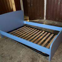 Letto 1 piazza e mezza + rete + materasso