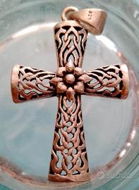 Roma - Ciondolo Croce in Argento