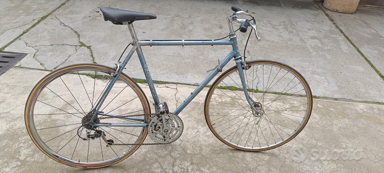 Bicyclette Vintage Italienne Années 40-60 - Cerchi 28, Tige Bacchetta, Cadre Acier 53 Cm | Vélo Rétro Frejus Bianchi