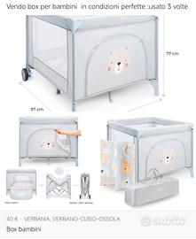 Box bambini