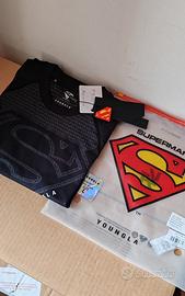 YoungLA Superman maglia compressione allenament