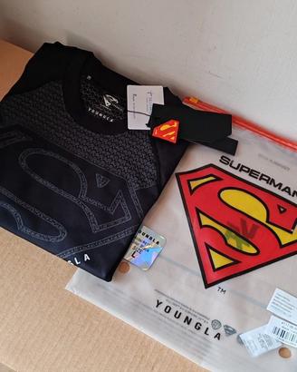 YoungLA Superman maglia compressione allenament