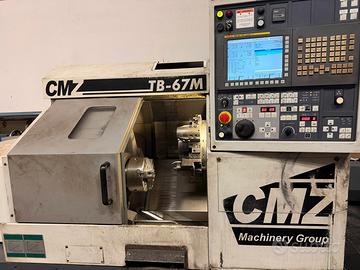 Tornio CMZ TB-67M - CNC a 3 assi (x,z,c)