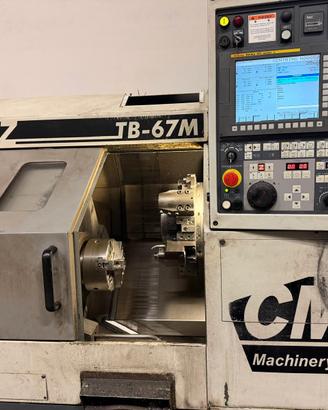 Tornio CMZ TB-67M - CNC a 3 assi (x,z,c)