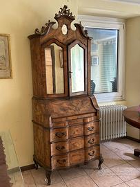 Trumeau antico in legno massello