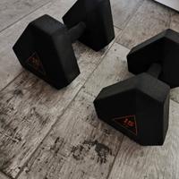 coppia manubri 15 kg decathlon 