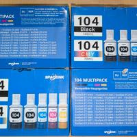 Set di inchiostri compatibili per stampanti Epson 