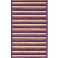 Tappeto Bamboo Cucina Viola Passatoia 55x100cm