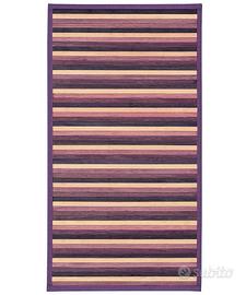 Tappeto Bamboo Cucina Viola Passatoia 55x100cm