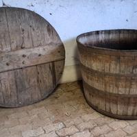 Mastello tino in legno antico Ø110 x H80