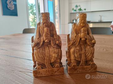 coppia di statuette Cina anni 70 