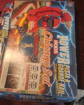 MB giochi power roads pista a garde-rail