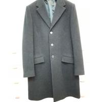 Cappotto uomo nero pura lana
