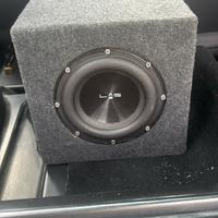 coppia subwoofer e amplificatore dedicato